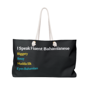 Luxe Lingo Weekender - Black