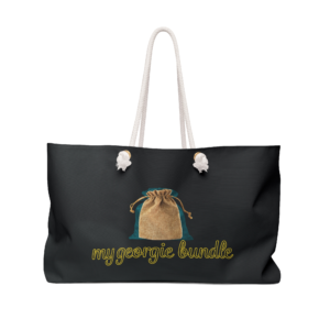Georgie Bundle Tote Bag - Black
