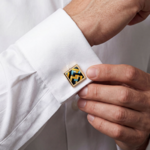 Woven Crest Cufflinks